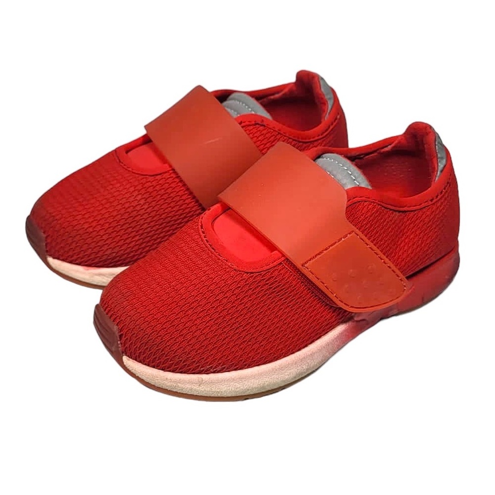 Zara Baby Lightweight Mesh Rubber Adhesive Sneakers in Red